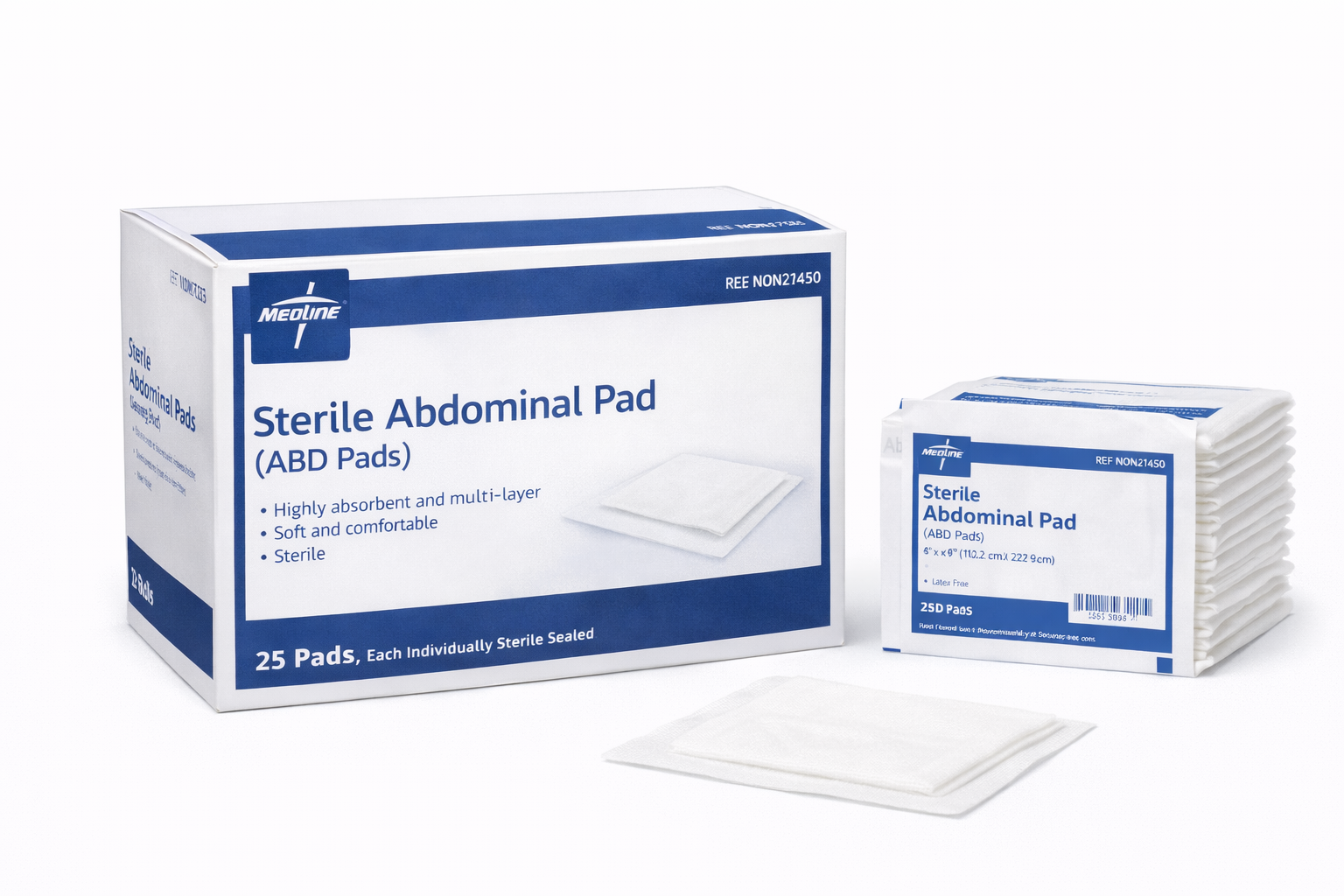 Medline Sterile Abdominal Pads (ABD Pads)