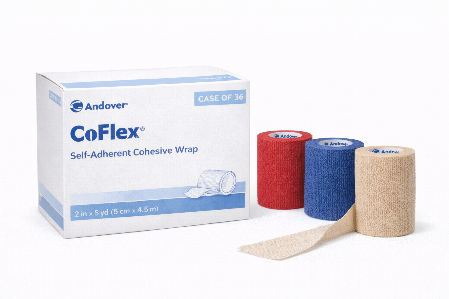 Andover CoFlex® Self-Adherent Cohesive Wrap