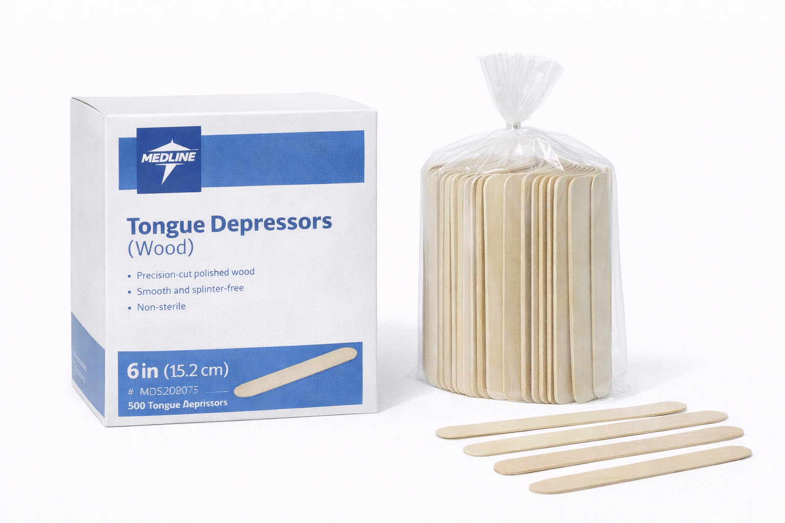 Medline Tongue Depressors (Wood)