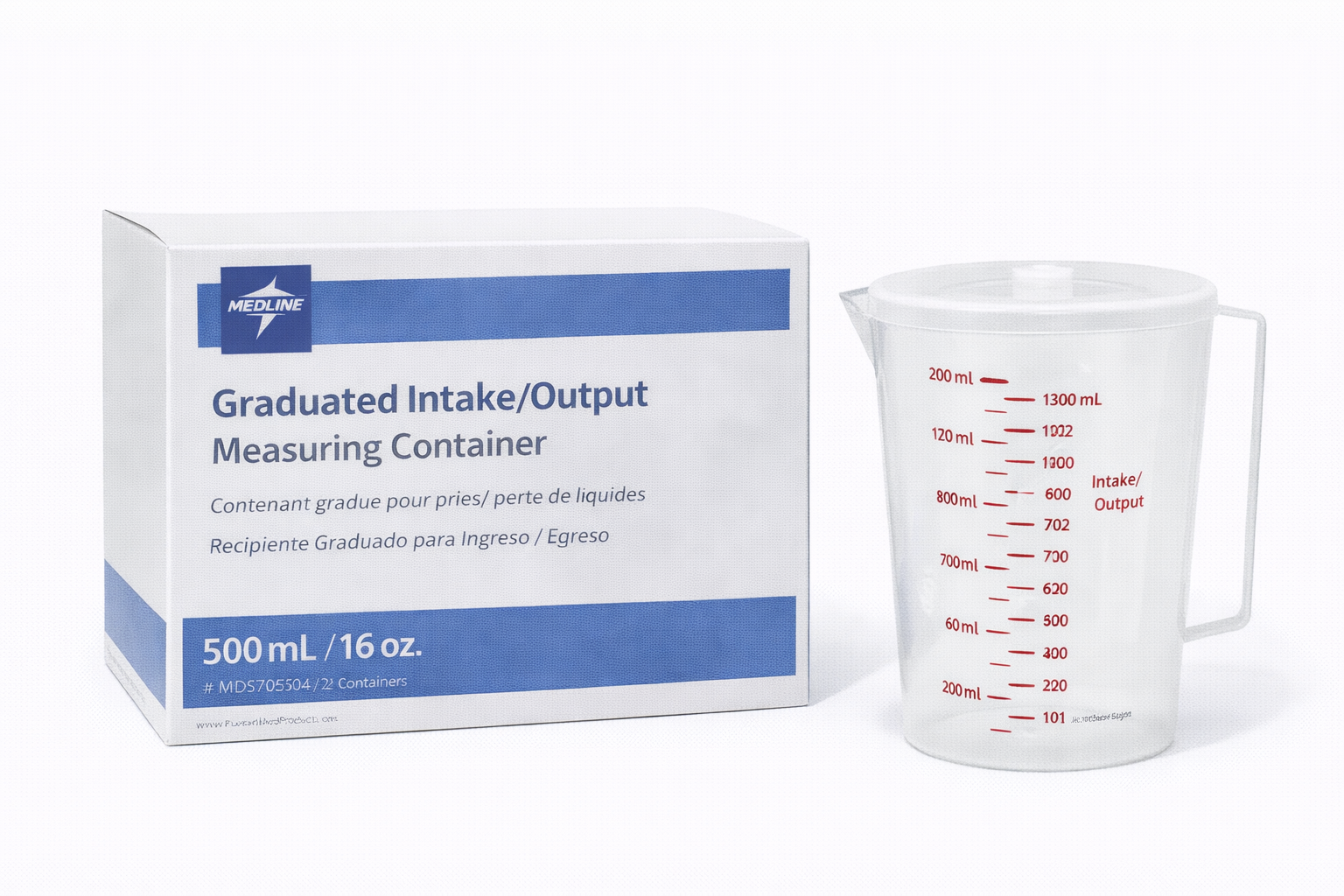 Medline Graduated Intake/Output Measuring Container